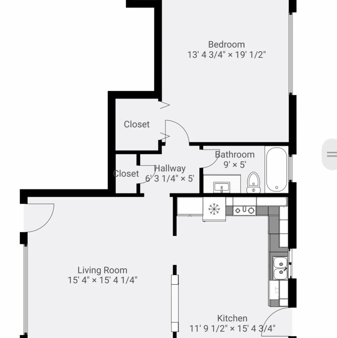 1 bed, 910 sqft, $1,500 — Photo 2