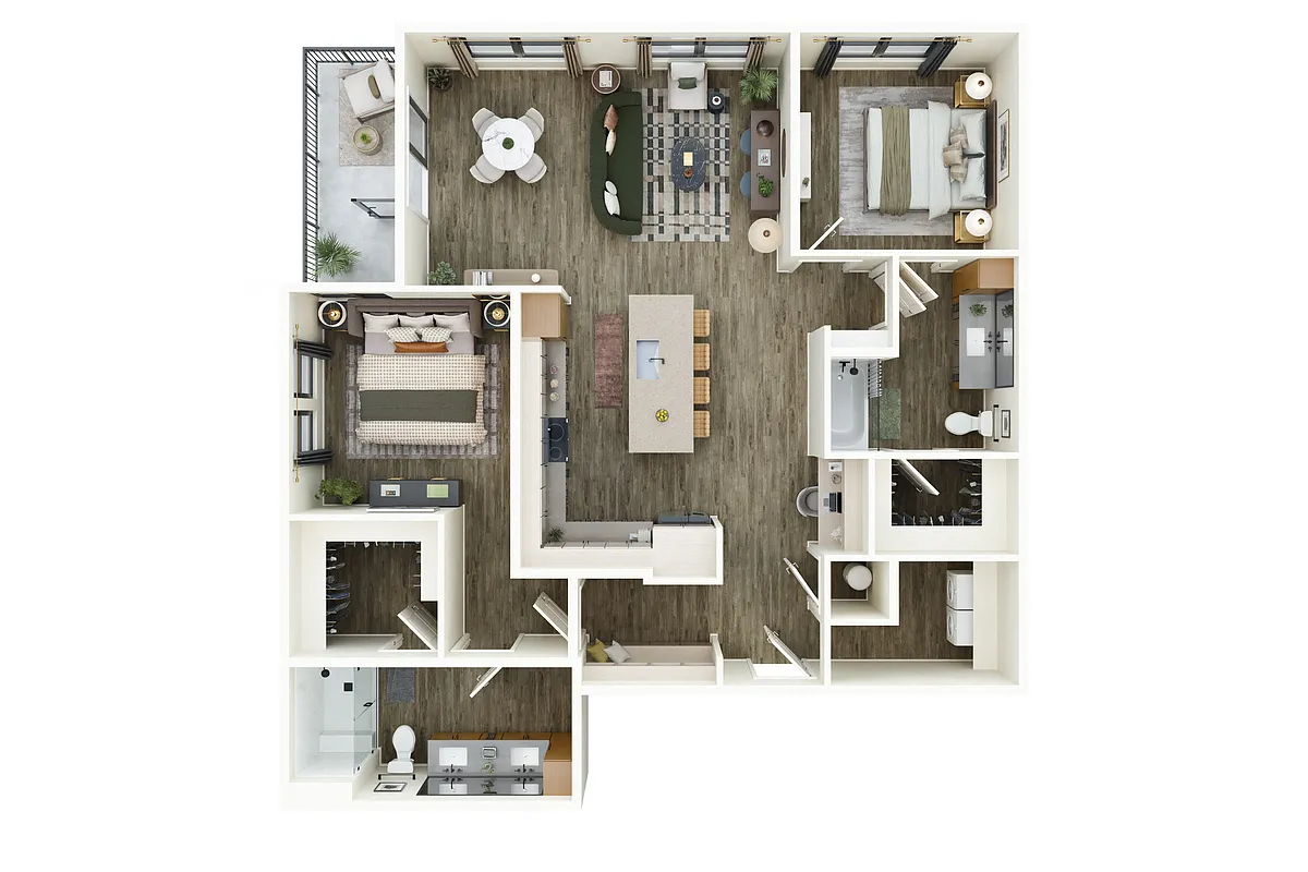 Floor plan B61