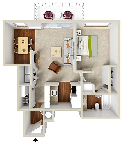 Floor plan Zephyr Cove