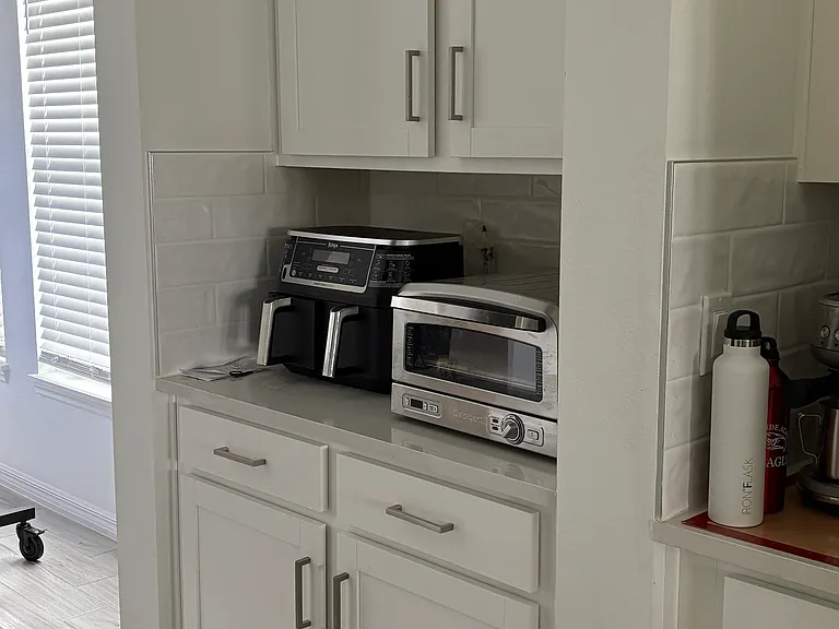 Coffee corner in kitchen