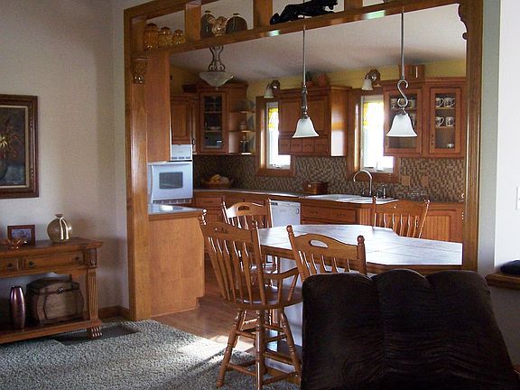 Kitchen from living room