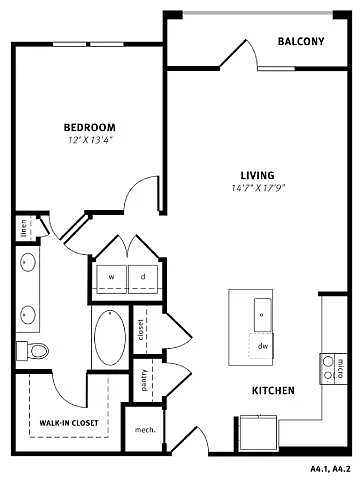 Floor plan A4