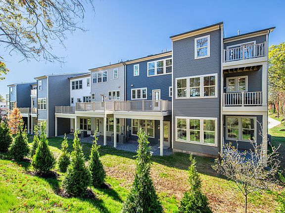 Rear view of exterior