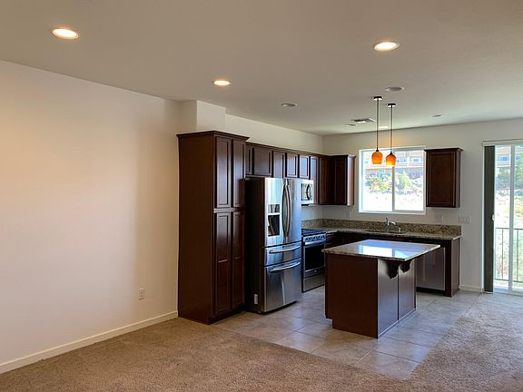 Kitchen and living space