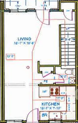 Floor plan Two Bedroom Unit