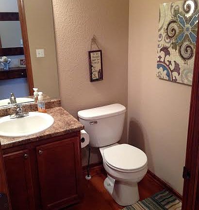 Half bath on main level