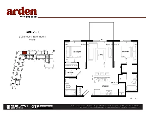 Floor plan Grove II