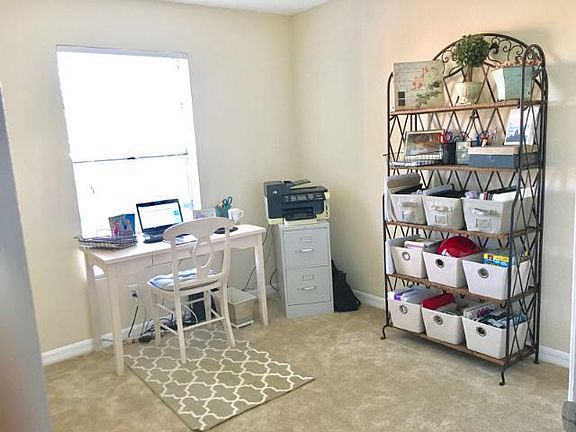 office or second bedroom window has view of lake