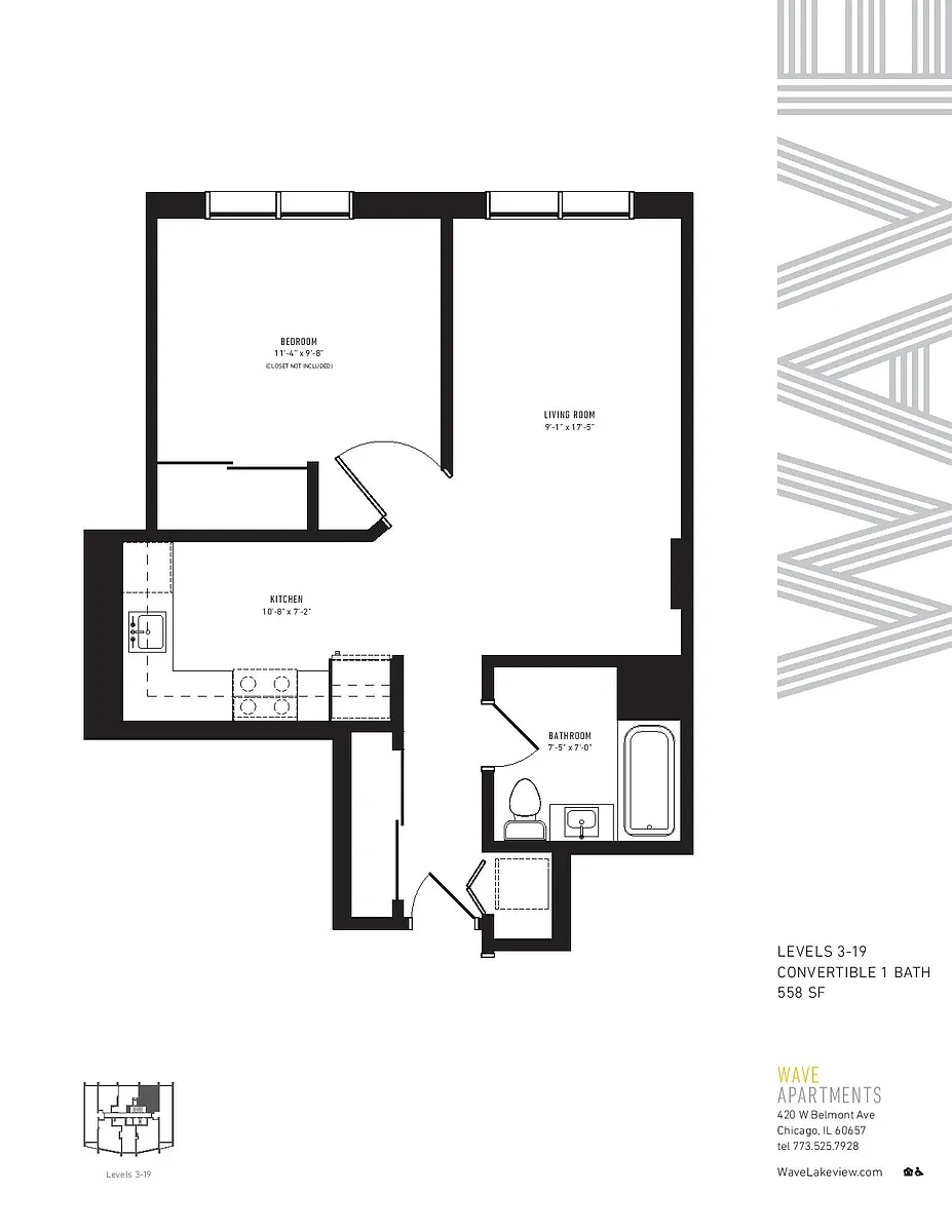 Floor plan The Broadway