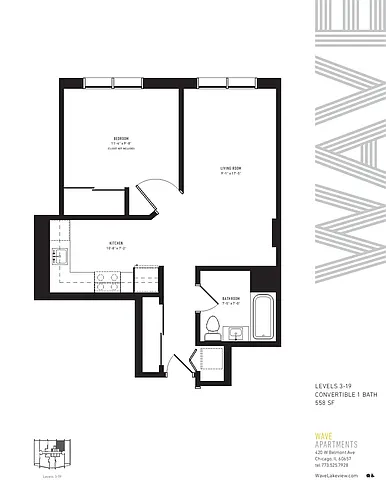 Floor plan The Broadway