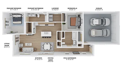 Floor plan Tudor- Ranch