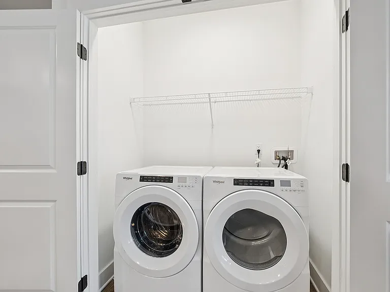 Enjoy the convenience of in-home laundry