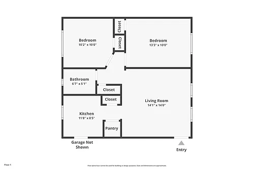 Floor plan 2 BEDROOM UNIT