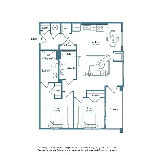 Floor plan Greenbriar
