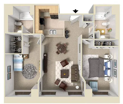 Floor plan The Molino