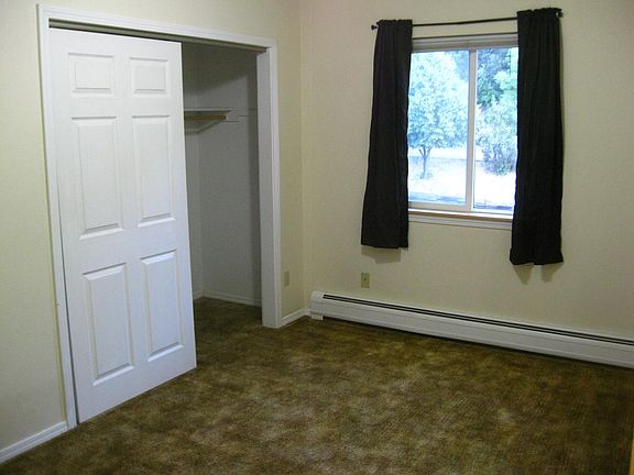 One of three bedrooms