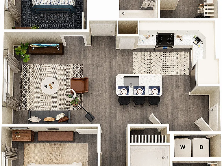B1 floor plan Prose McCullough Station
