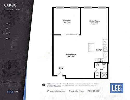 Floor plan Cargo