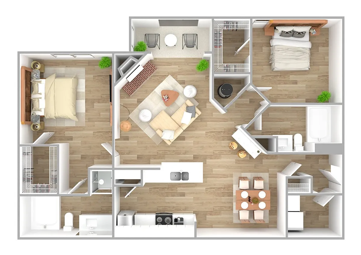 Floor plan B3