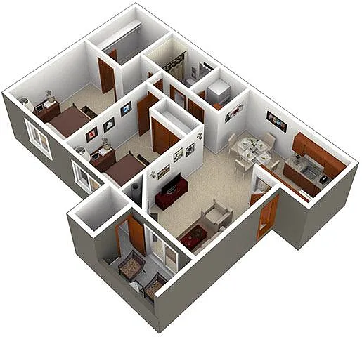 Floor plan B1