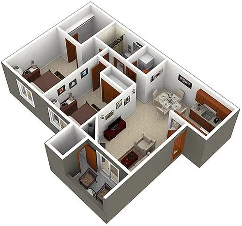 Floor plan B1