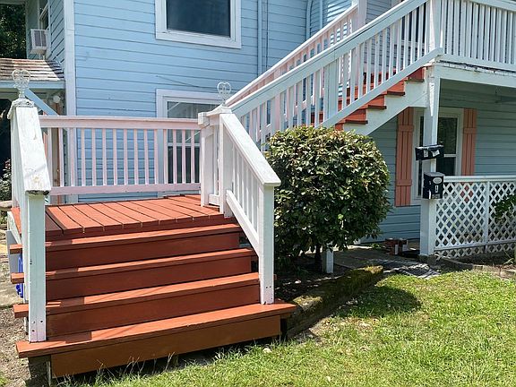 Upstairs unit of this historic duplex