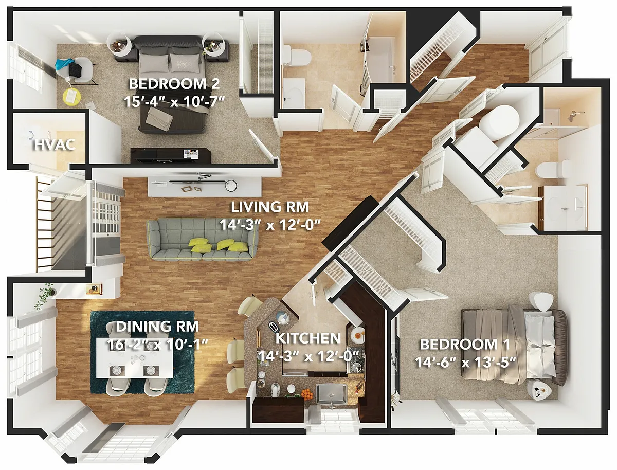 Floor plan Everly - Camelot West
