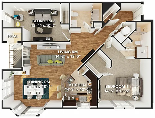 Floor plan Everly - Camelot West