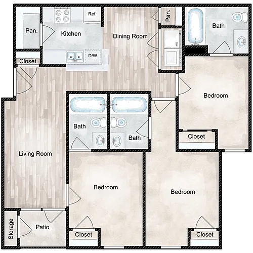 Floor plan The Montana Full Reno