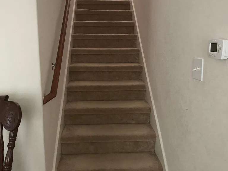 Upstairs to loft and bedrooms