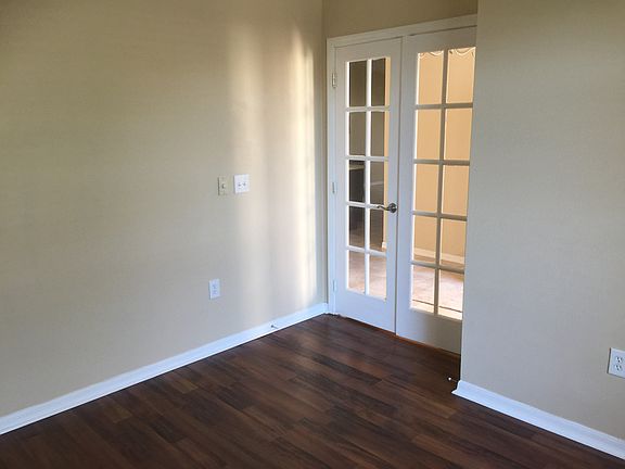 Office with french doors