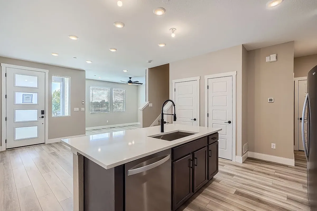 Kitchen / great room area on first floor - 2585 W 69th Pl