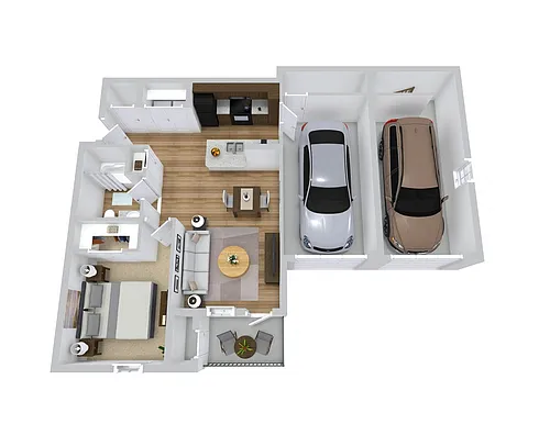 Floor plan One Bedroom Apartment