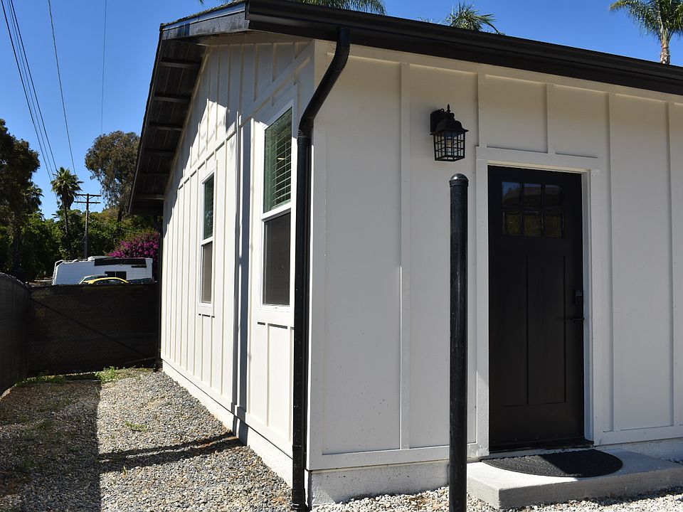 Private entrance adjacent to a private street.