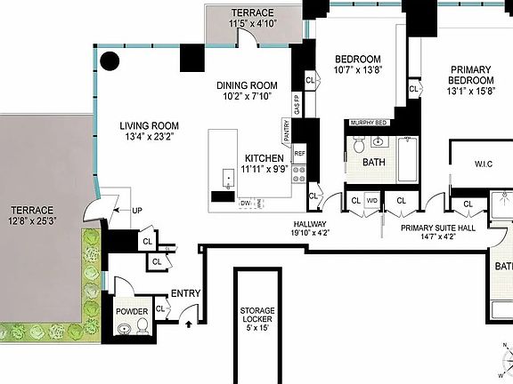 2nd image of 101 W 24th St Penthouse 1A