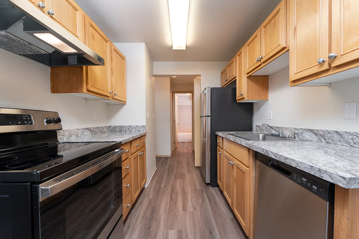 Floor plan Two Bedroom One Bath Standard