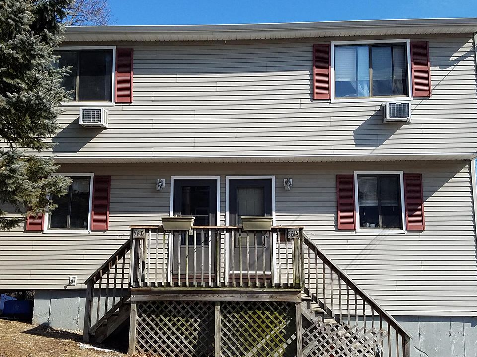 Front of the House - Unit B is on the left