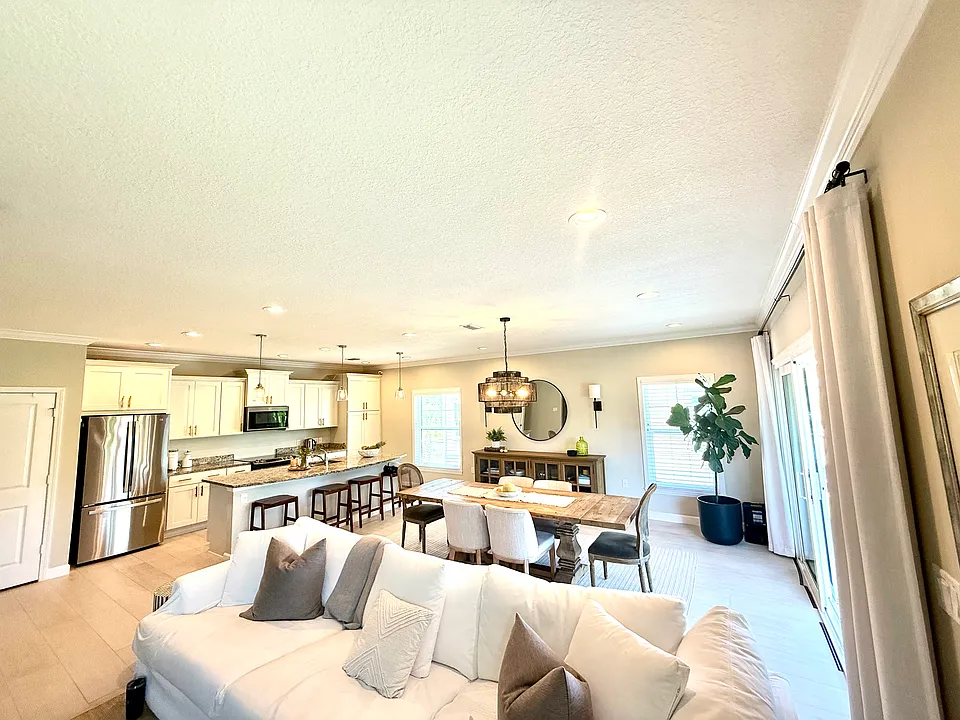 Kitchen and dining.