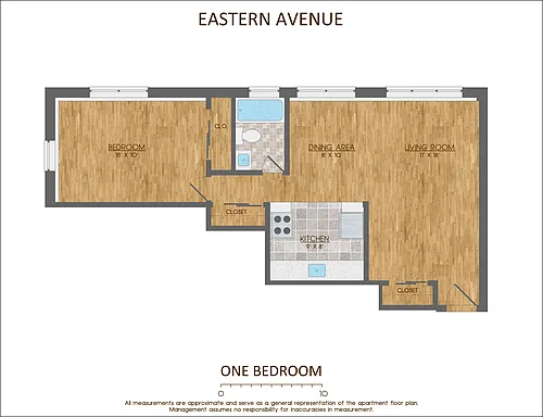 Floor plan One Bedroom