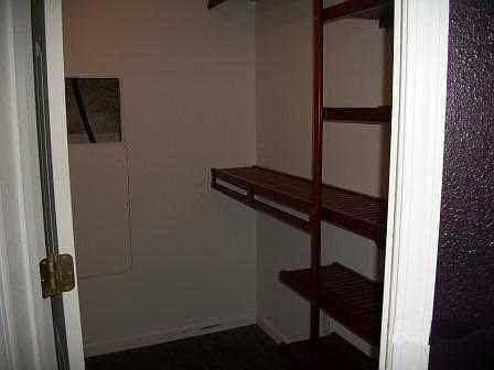 Basement bedroom closet
