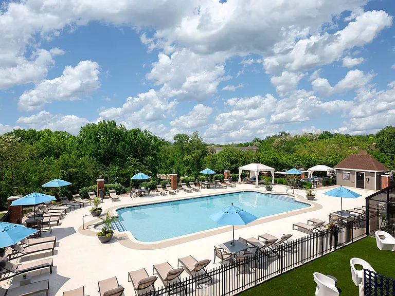 Resort-style pool and expansive sundeck