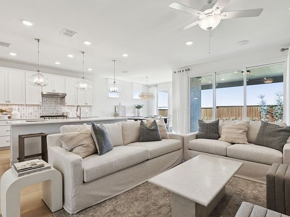 Open-concept throughout main living areas
