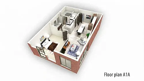 Floor plan A1A