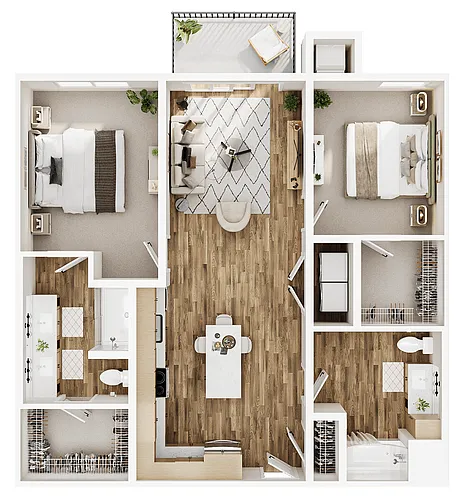 Floor plan Forge ADA