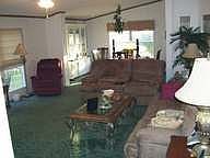 Living room looking towards dining room