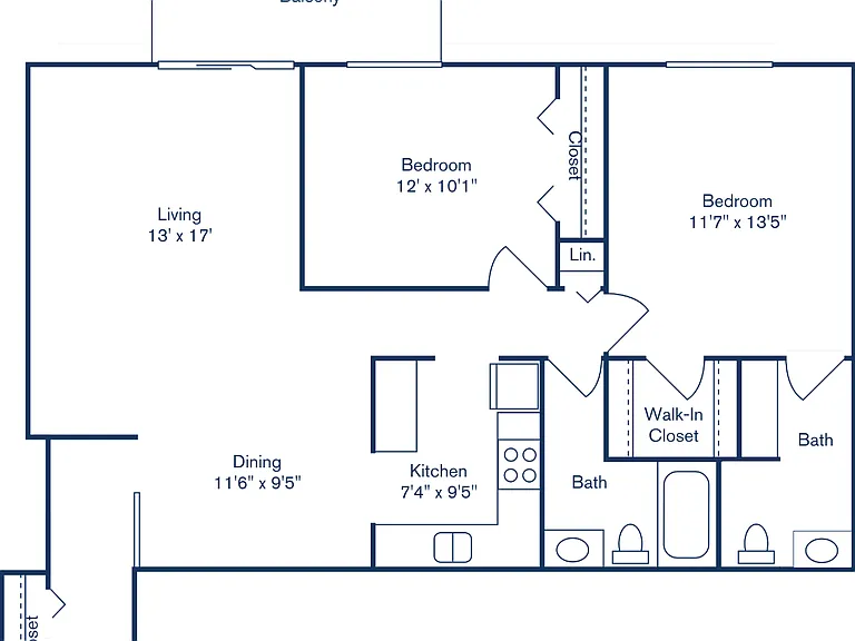 2 BED 1.5 BATH 951 SQ FT (3) 2 BED 1.5 BATH 951 SQ FT (3)