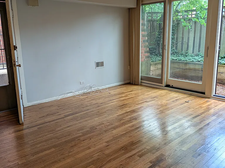 view from kitchen looking at living area
