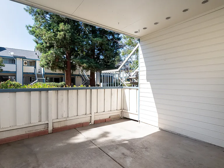 Spacious patio