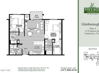 Glenborough-A (Handicap Adaptable) Plan, Village Cooperative of Westfield (Active Adults 62+), Westfield, IN