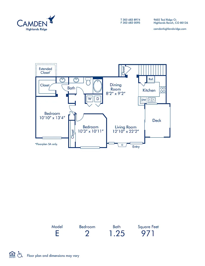 Floor plan E